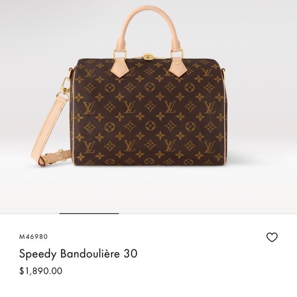 Louis Vuitton Speedy Bandoulière 30 - Picture 7 of 13